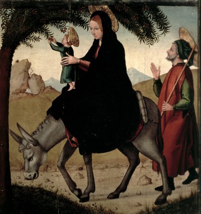 The Flight into Egypt by Juan de Borgoña